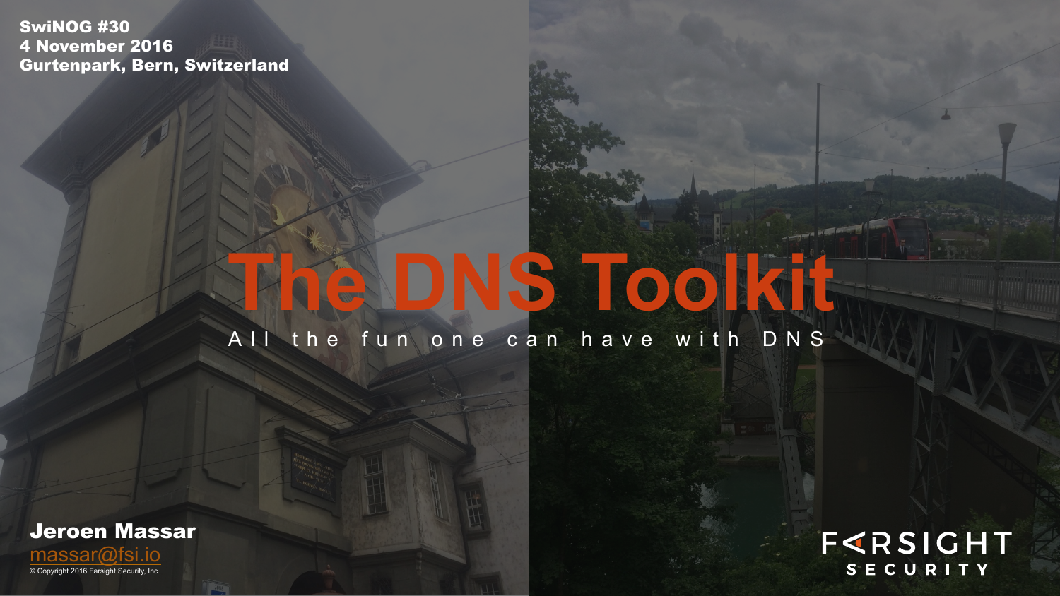 The DNS Toolkit First Slide Image